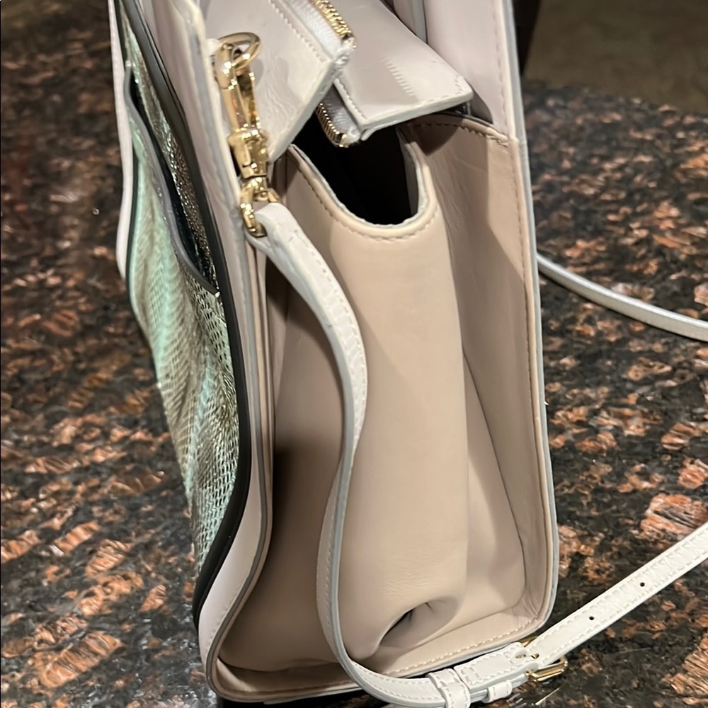 Jason Wu White And Gray Satchel With Structured D… - image 7